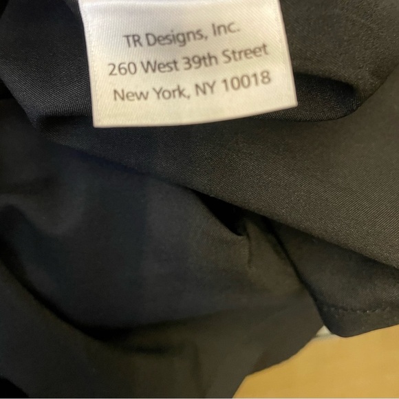 Tracy Reese zip up faux leather pocket black and brown skirt - size Large - Picture 9 of 9